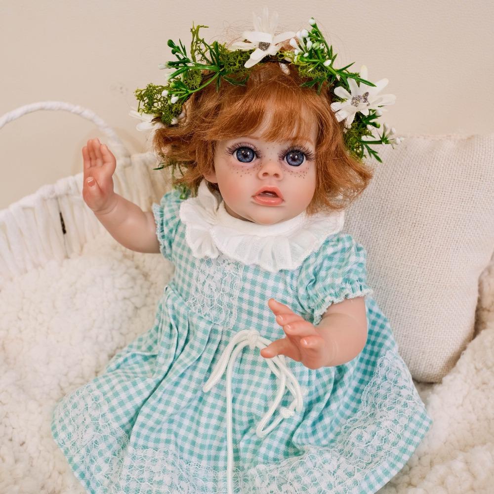 

12 Inch Lifelike Reborn Baby Dolls Fairy Unisex Cloth Body Newborn Babies Doll with Multi-layer Painting Skin Exquisite Elf Mini Doll Baby Toy for Kid cloth body