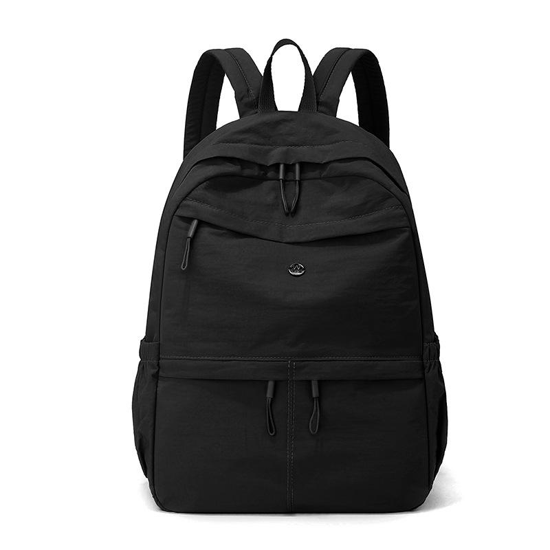 Schoolbag New Fashion Lightweight Backpack Women's Large Capacity Leisure Commuter Travel Backpack Simple and Versatile College Student School Bag