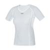 GOREWEAR M Base Layer Windstopper T-Shirt Women - White (Women'S) Windproof Short Sleeve
