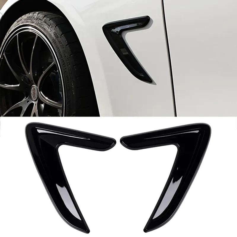 2pcs Car Side Air Vent Fender Wing For BMW 3 Series F30 2012 2013 2014 2015 2016 2017 2018 Air Flow Grill Outlet Intake Trim
