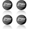 4PCS Car Wheel Hub Center Caps Stickers, Waterproof 56mm Automotive Wheel Rim Center Cover, Universal Auto Exterior Decoration Decal Accessories for