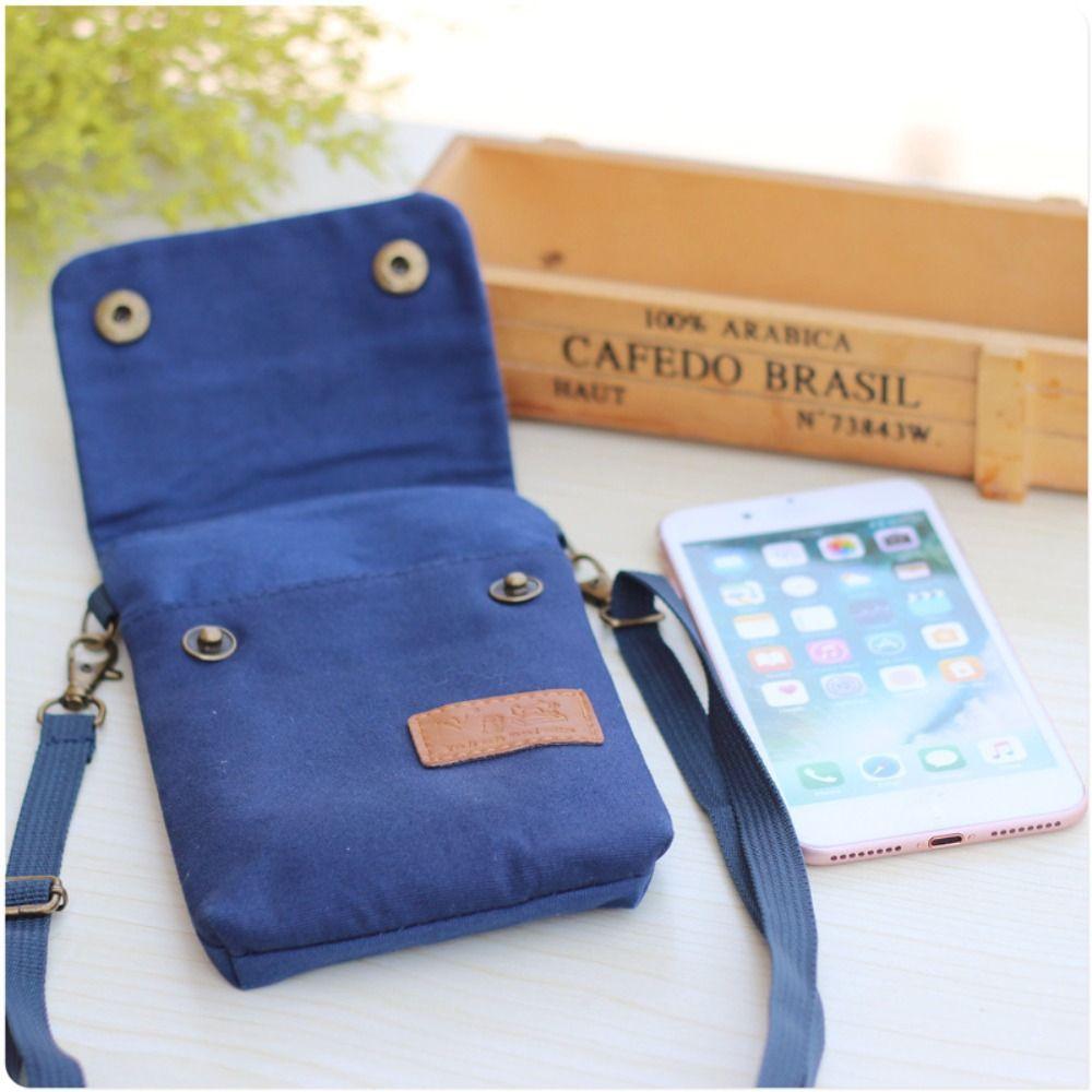 Three Layer Shoulder Bag Canvas Phone Bag New Crossbody Bag  for Women