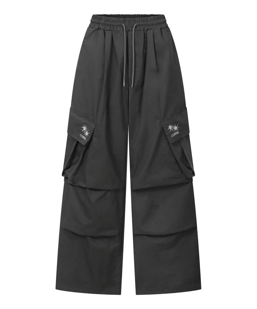 Koiliseu Vienno Parachute Wide Cargo Pants (3 Colors)