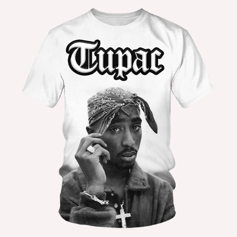 Sommer-Modetrend Hip-Hop Cool 3D-bedrucktes personalisiertes T-Shirt für Herren, lässig und bequem, kurzärmliges T-Shirt