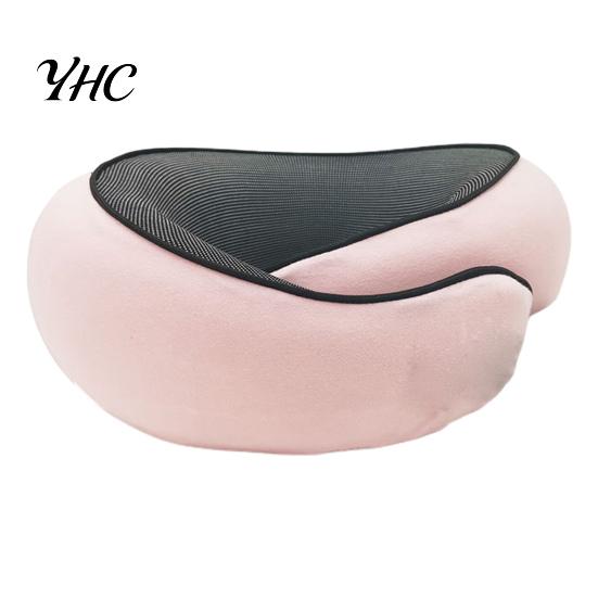 Adjustable Neck Pillow Memory Foam Travel 360 Degree Support U-Shaped Car Airplane with Fastener Tape Nap