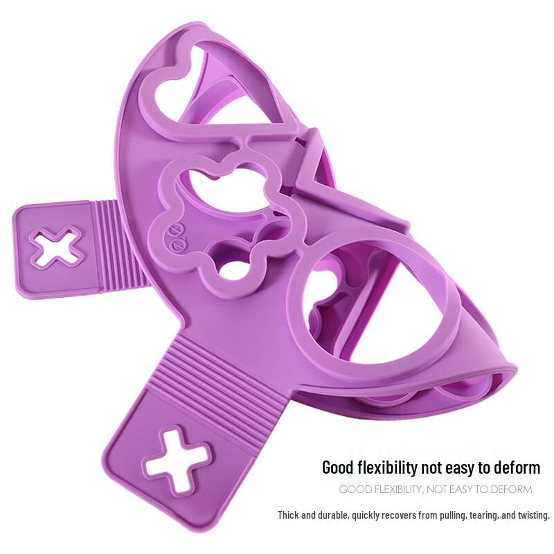 Molde para Freír Huevos de Silicona con Múltiples Agujeros MDNG