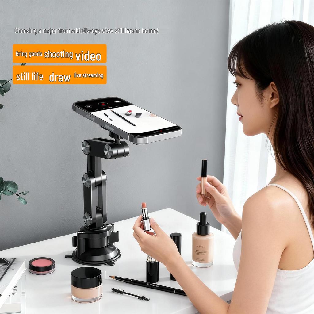Top-Selling 360° Rotating Magnetic Phone Holder with Adjustable Suction Cup for Cars