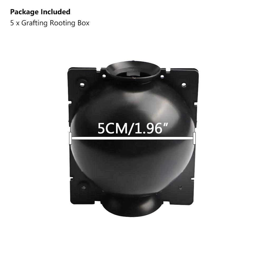 5 Pack Plant Rooting Growing Box Tool Grafting Ball Device 5/8cm In Diameter EB 5 Pack Plant Rooting Growing Box Tool Grafting Ball Device 5/8cm In Diameter EB