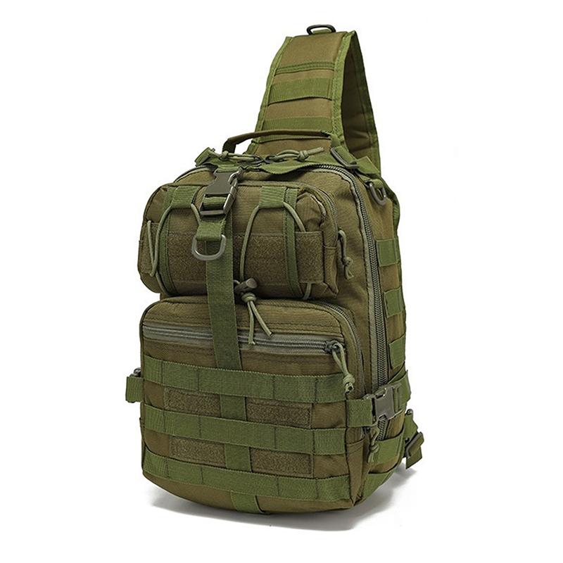 Mens Waterproof Chest Bag for Outdoor Hiking Camping Hunting Trekking Travelling
