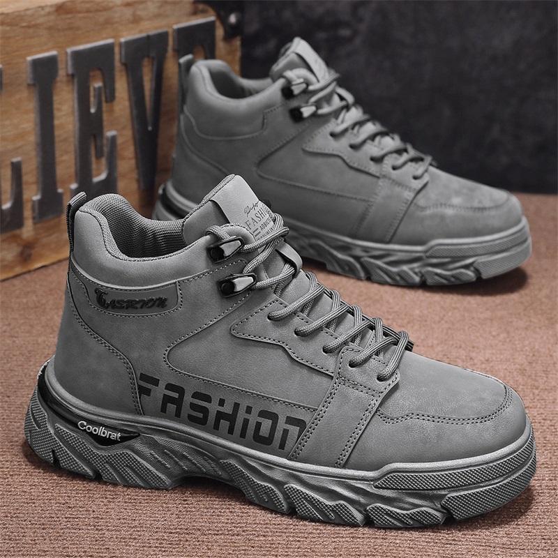 Men's Shoes Autumn New Retro Casual Fashion Versatile Outdoor Versatile Sports Thick-soled Non-slip Wear-resistant Tooling Trendy Shoes
