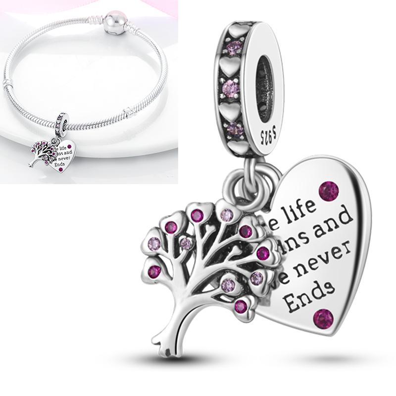 New Copper Charms Beads Sunflower Flower Daisy Original Charm Pendant Fit Charm Bracelets Diy Jewelry Birthday Gift