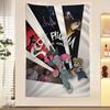 Vintage Film Scott Pilgrim VS The World Buntes Wandbehang Wandbehang Tarot Hippie Wandteppiche Schlafsaal Wandkunst Dekor