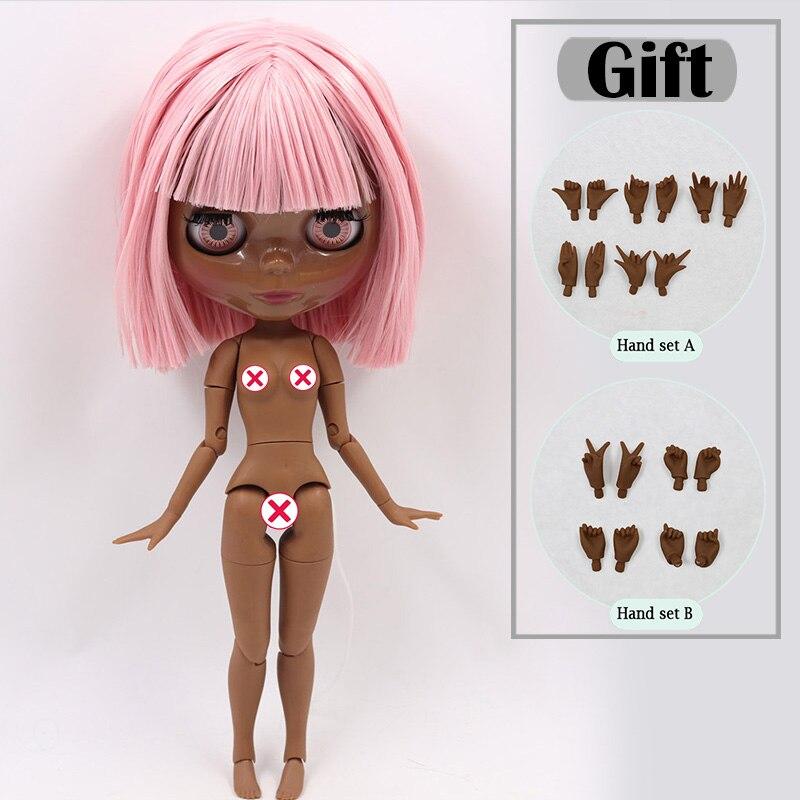 ICY DBS Blyth Doll Tan and Super Black Skin Joint Body Oily Hair 1/6 BJD Special Price Gift Toy