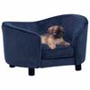 Dog Sofa Blue 69x49x40 Cm Plush