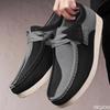 Moda Autunno Primavera Casual Monopezzo Traspiranti alla Moda Suola Spessa Scarpe da Uomo Versatili Blocchi di Colore Mocassini da Uomo Suola Morbida