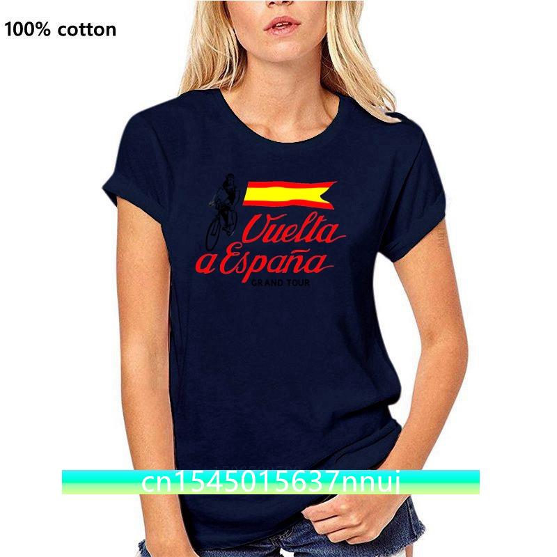 Nové tričko Vuelta A Espana s potiskem pro pánské vintage španělské cyklistické tričko s motivem Grand Tour ve Španělsku