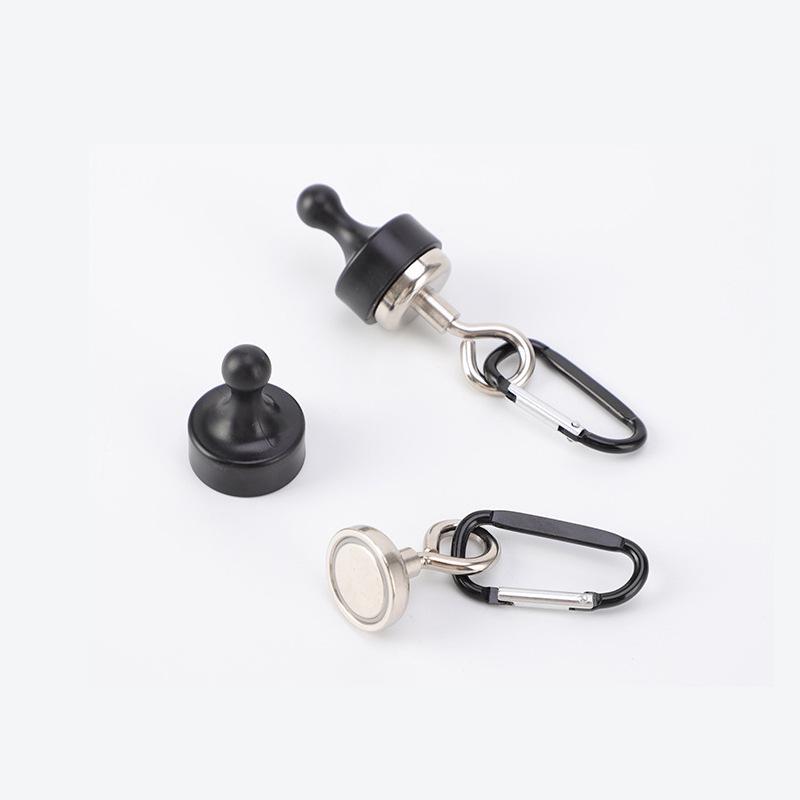 Camping Tent Light Hanger with Strong Neodymium Magnet and Carabiner