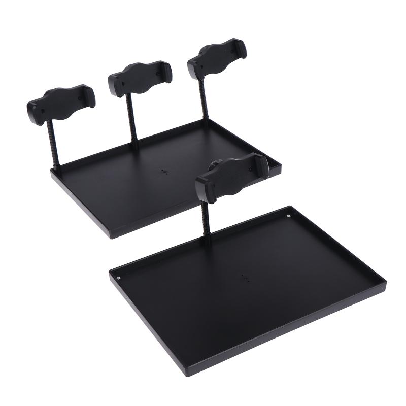Microphone Stand Sound Card Tray 1 Set Sturdy Plastic Bracket Easy Install for Live Streaming Vlogging Online Class