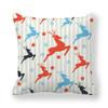Creative And Unique Christmas Deer Digital Printing Short Plush Pillow Covers For Car Sofa Office Cushion Cover Home Goods