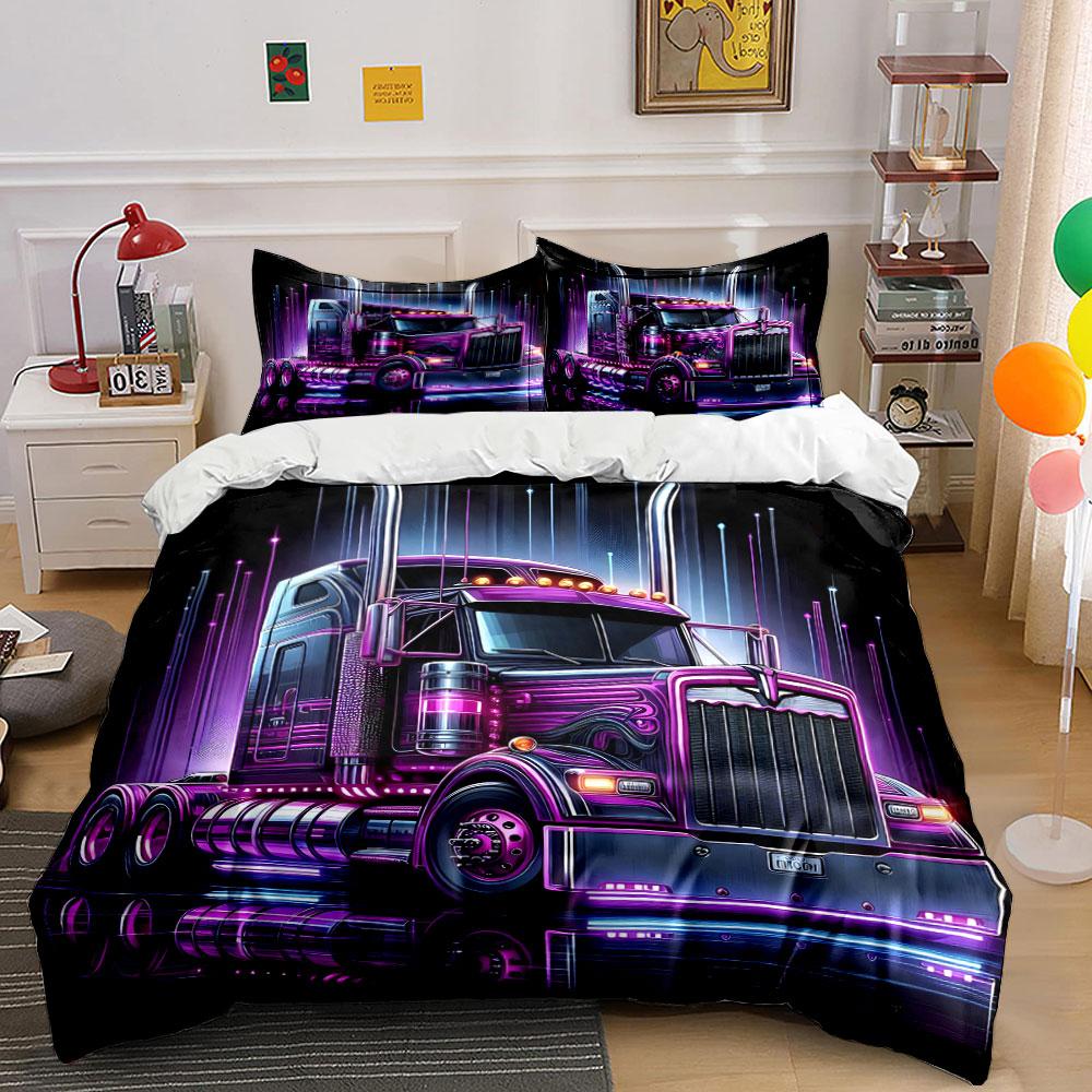 """LKW-Kunst Dekorationsset Lichter""" Mehrere Größen Kinder- und Schlafzimmer für Erwachsene Exquisites 3-teiliges Bettwäscheset Geschenk"""