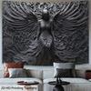 Dunkler Engel Wandteppich Vintage Gotische Ästhetik Wandbehang Schlafzimmer Wohnzimmer Büro Fantasy Heimdekoration
