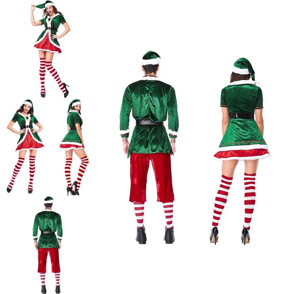 Comfortable And Fashionable Christmas Elf Cosplay Costume For Men And Women