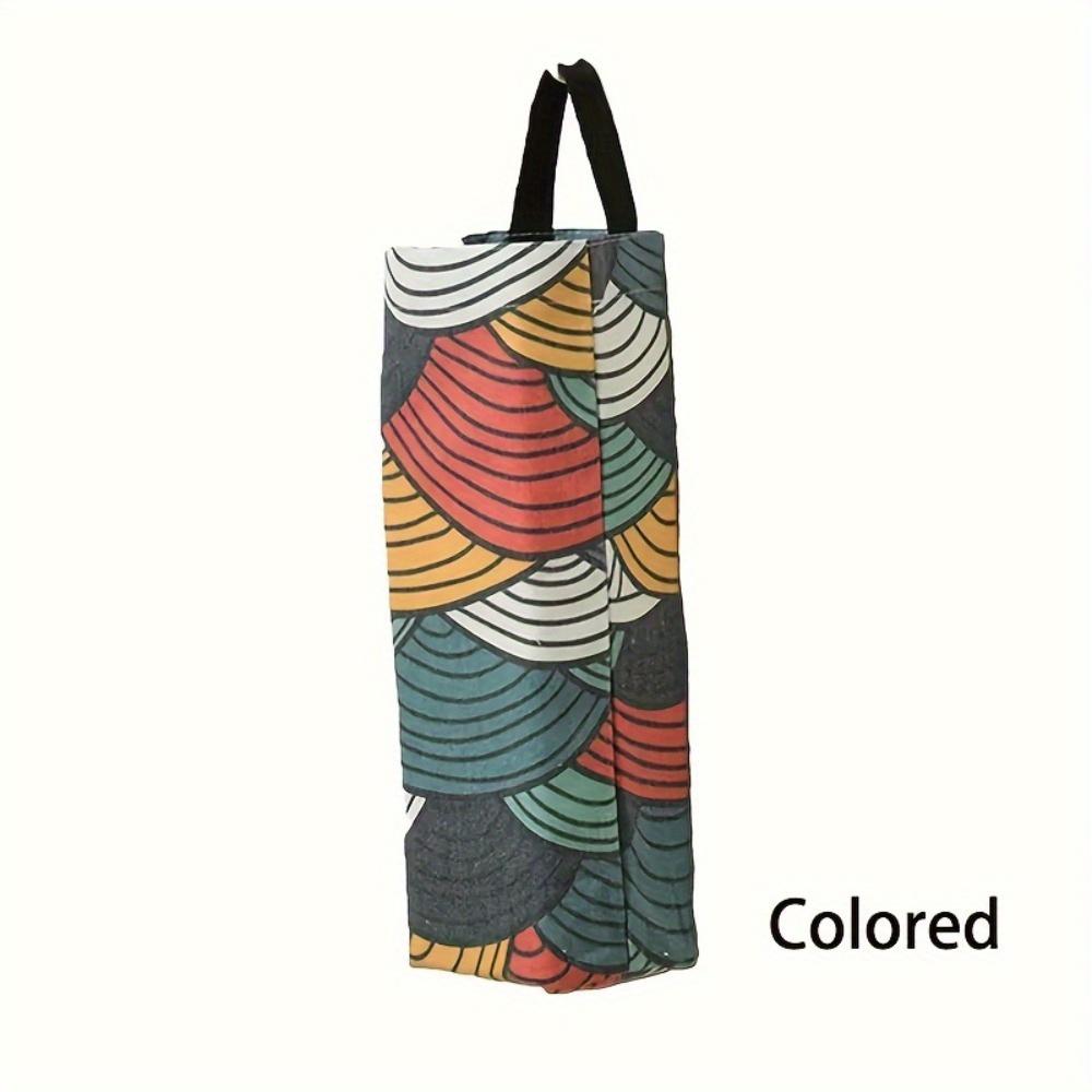 1pc Plastic Bag Holde  Kitchen Wall-Mounted Garbage Bag Storage Bag  Household Debris Extraction Storage Bag  Large Capacity Garbage Bag