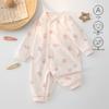 Particle Bear Long Sleeve Baby Romper for Infants & Toddlers - Autumn Newborn Pajamas Bodysuit for Boys & Girls.