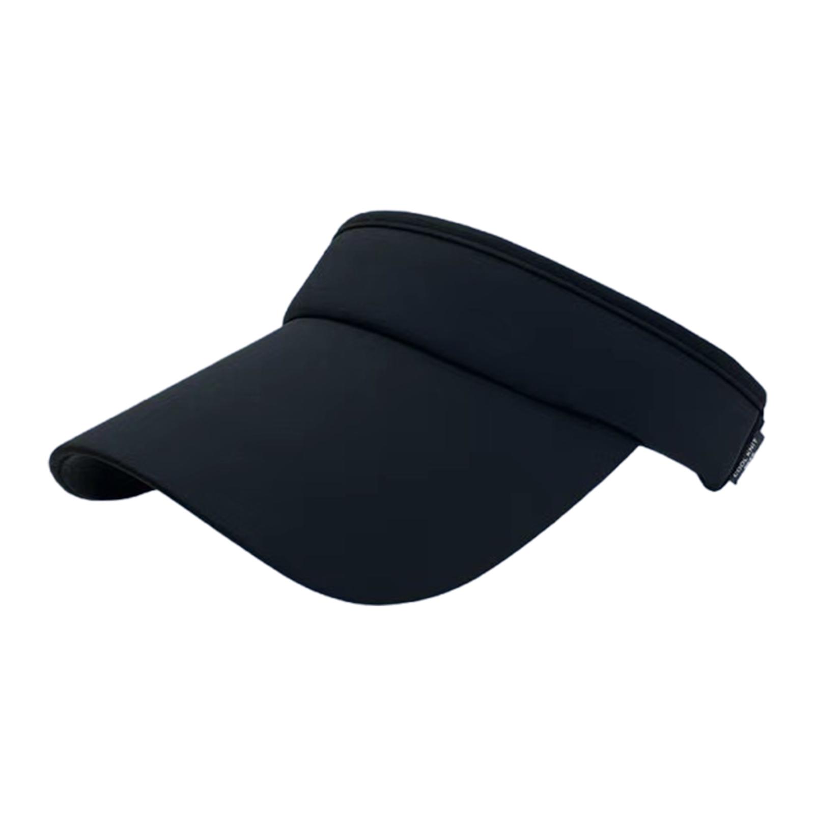 

Man Summer UV Protection Hat Adjustable Soild Beach Sunshade Casual Hat for Camping Fishing Traveling чорний