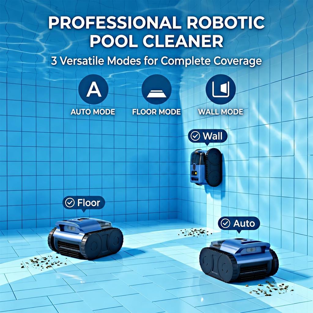 Seauto SAT25 Kabelloser Roboter-Poolreiniger mit Wandkletterfunktion