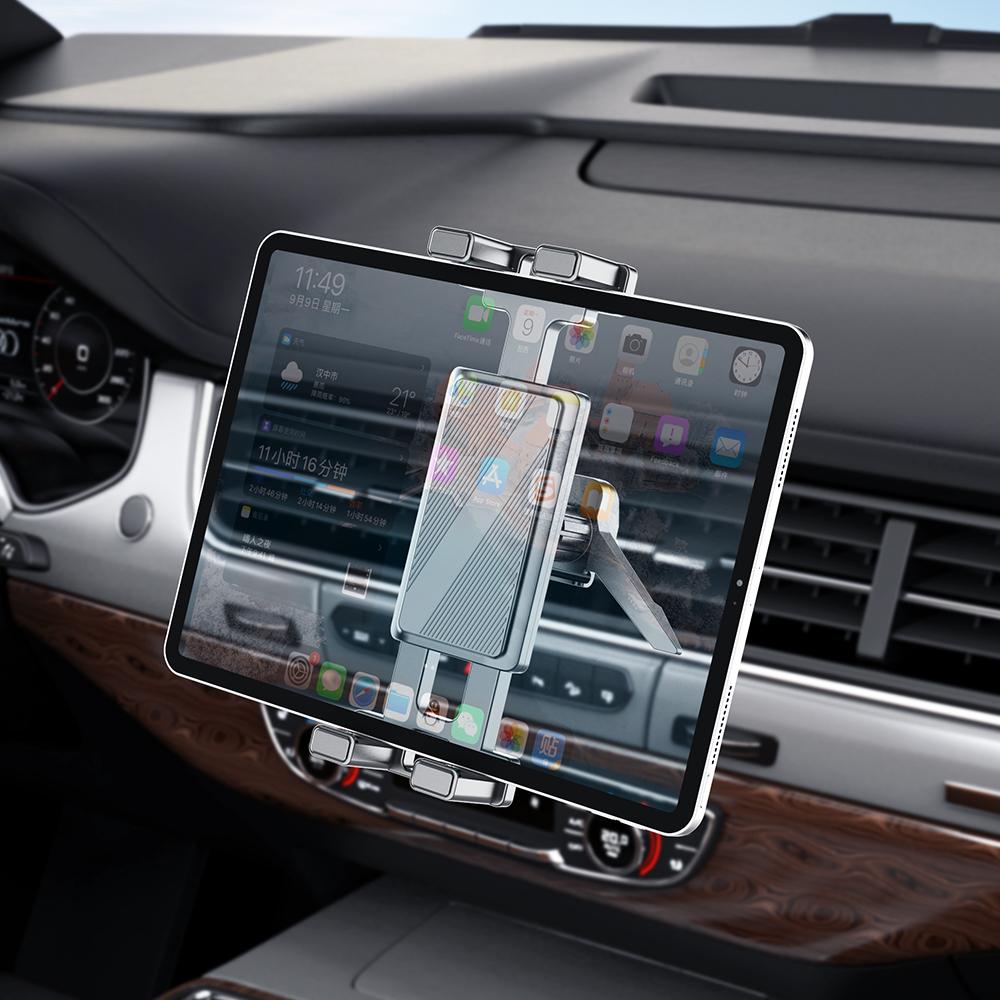 New Universal Car Cup Holder Mount for Phone & Tablet, Long Flexible Gooseneck Adjustable 360° Stand, Fit for 4-12.9 Inch Phone