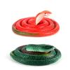 75cm Simulation Rubber Snake Tricky Toy Rubber Round Head Snake Novelty Toy For Halloween(random Color)