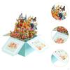 3D Bouquet Greeting Card, Mother's Day Birthday Gift for Mother, Grandma,