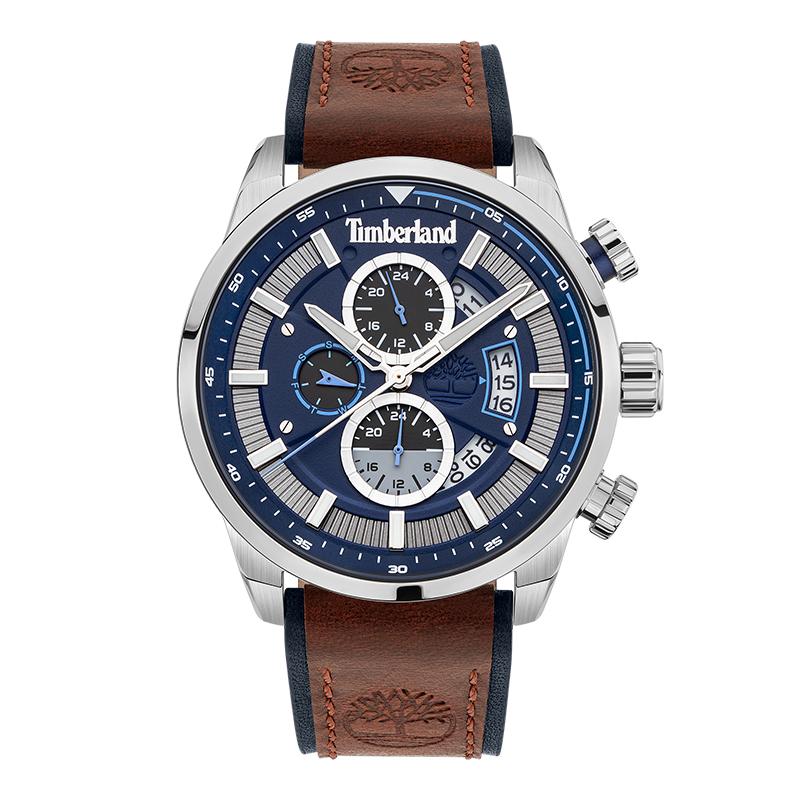 Timberland Callahan Series Watch Quartz Movement Beige Dial Chronograph Outdoor Sports American Vintage Men watches TDWGF2102604