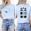 T-shirt Stampata per Subacquea da Donna, Magliette Grafiche, Top Estivi a Maniche Corte con Scollo a O Y2k, Abbigliamento Moda Femminile