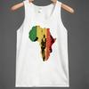 African , Black History, Tribal, Dashiki Pattern, Map SZ S-2XL Cotton Tee Unisex T-Shirt