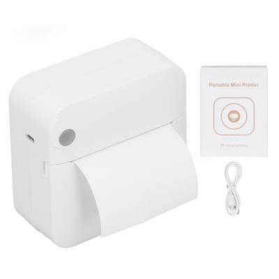 Termisk etikettskrivare Handhållen Mini Etikettskrivare 200dpi Upplösning Lågt Ljud USB-laddning Kvitto
