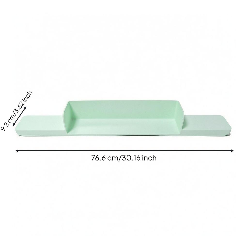 Garde-éclaboussures de baignoire Plateau Facile à Nettoyer Support de jouets de bain Rebord Offert