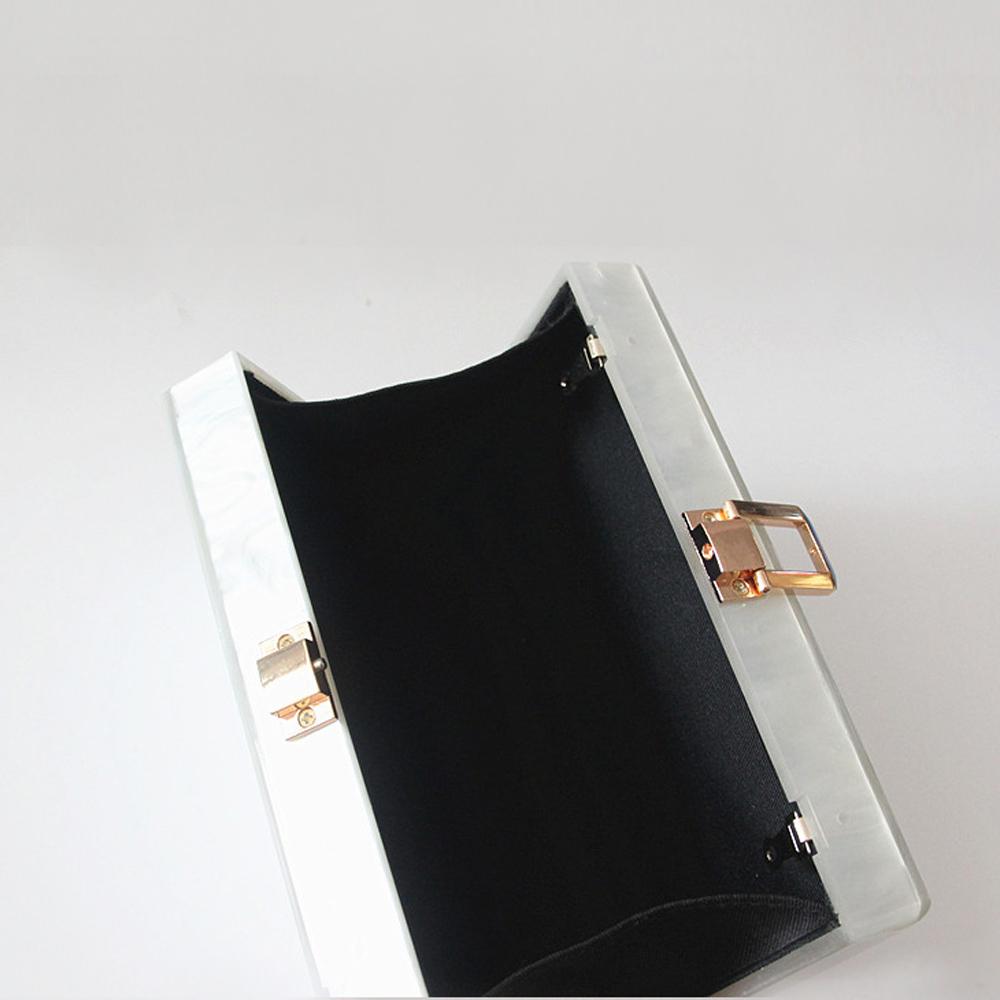 Neues Modeaccessoire, Party, Abschlussball, Damen-Abendtasche, Marmor, elegante, trendige Acryl-Handtasche, Nacht-Dinner-Handtasche, lässige gestreifte Clutch-Geldbörse