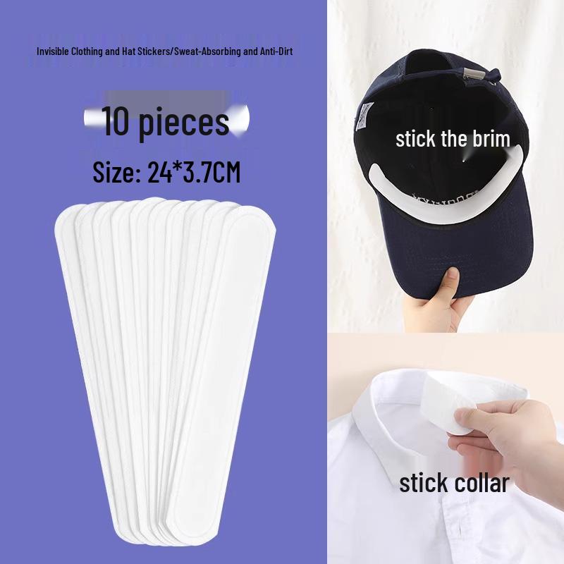 Odor-Resistant Sweat-Absorbing Collar & Cuff Pads – Gentle, Disposable, Summer Special