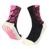Colorful Shock-Absorbing Non-Slip Mid-Calf Football Socks with Thick Terry Bottom, Breathable Design for Adults