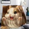 1 Pezzo Coperta in Flanella con Stampa Cartone Animato, Alta Qualità Confortevole per Tutte le Stagioni, Decorazione per la Casa, Calore e Comfort, Perfetta per Regalo di Natale Compleanno