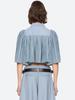 Spring/Summer Fashion: Simple Accordion Pleat Bell Sleeve Top