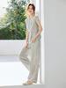 2026 Summer Casual Elegant Sleeveless Top & Pants Set - Light Commute, Loose Fit, Round Neck