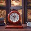 Retro Table Clock Wooden Desk Watch Aesthetic Luxury Bedroom Tabletop Clocks Silent Living Room Desktop Watches Home Decoration