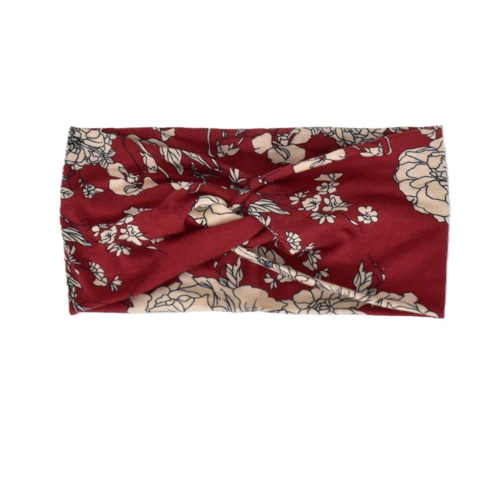 Bohemian Wide Yoga Sports Headbands for Women, Elastic Workout Hairbands & Fitness Hair Accessories