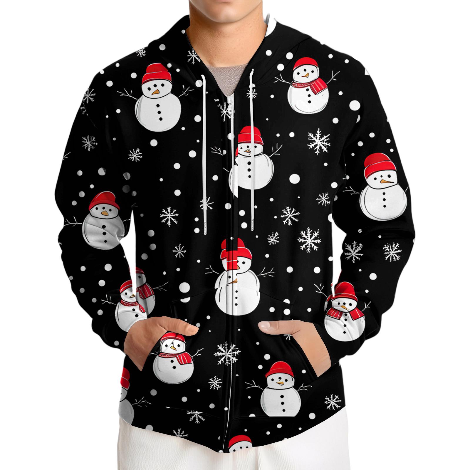 

Men s Loose-fitting Casual Hooded Drawstring Jacket XXL чёрный