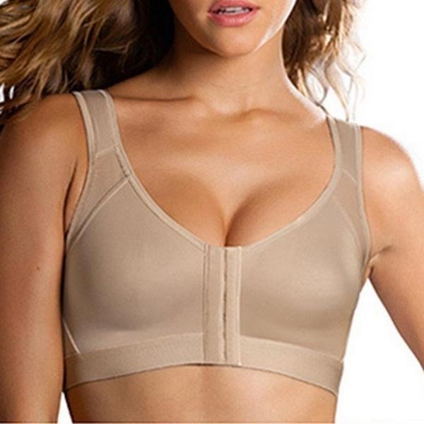 Women Posture Corrector Bra Wireless Back Support Lift Up Yoga Bra Underwear