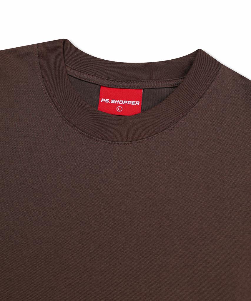 PSSHOPPER Basic Cool Skin Short Sleeve T-Shirt [Brown]