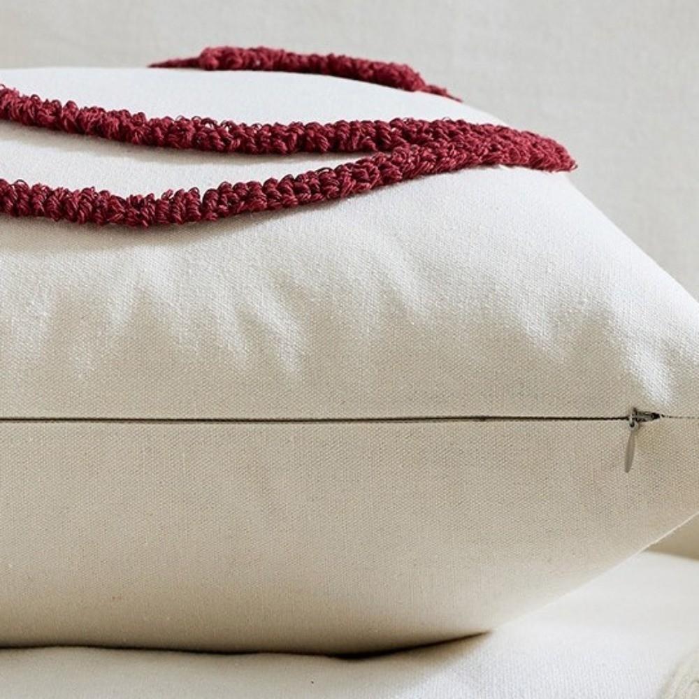 Moon Star Pattern Pillow Cover Edge Binding Invisible Zipper Throw Pillowcases Thicken Throw Pillow Cover Cultural Design